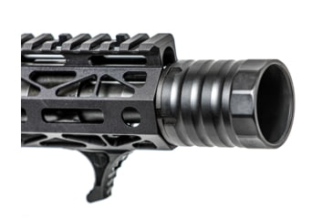 Image of JMac Customs 360 5/8-24 X37 Muzzle Brake with Bravo Suppressor Mount, Black Nitride, RRD-360-30S-X37