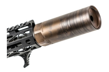 Image of JMac Customs 360 5/8-24 X37 Muzzle Brake with Bravo Suppressor Mount, Black Nitride, RRD-360-30S-X37