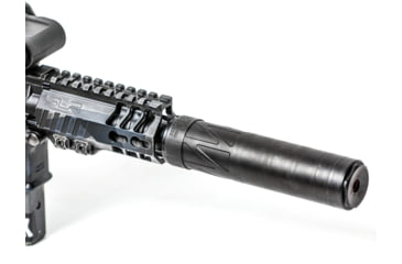 Image of JMac Customs 360 5/8-24 X37 Muzzle Brake with Bravo Suppressor Mount, Black Nitride, RRD-360-30S-X37