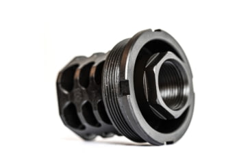 Image of JMac Customs 360 5/8-24 X37 Muzzle Brake with Bravo Suppressor Mount, Black Nitride, RRD-360-30S-X37