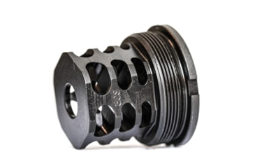 Image of JMac Customs 360 5/8-24 X37 Muzzle Brake with Bravo Suppressor Mount, Black Nitride, RRD-360-30S-X37
