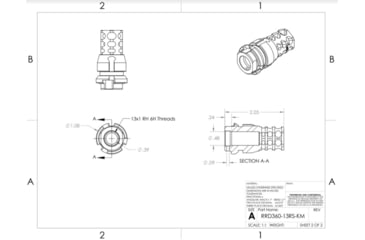 Image of JMac Customs 360 Galil KeyMount, 13x1, KeyMicro, RRD-360-13RS-KM