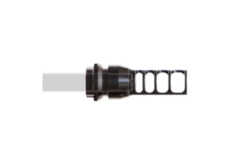 Image of JMac Customs 4C 1/2-28 4-Port Face Muzzle Brake with KeyMount, Black Nitride, RRD-4C-28F-KM