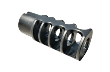 Image of JMac Customs 4C 1/2-28 Slim 9mm 4-Port Muzzle Brake, Black Nitride, Black, RRD-4C-28-S-9