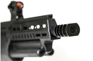 Image of JMac Customs 4C-12 4-Port Muzzle Brake for Mobil Choke Shotguns, Black Nitride, RRD-4C-12-Mobil