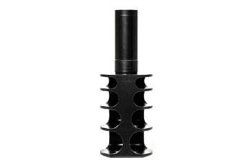 Image of JMac Customs 4C-12 4-Port Muzzle Brake for Mobil Choke Shotguns, Black Nitride, RRD-4C-12-Mobil