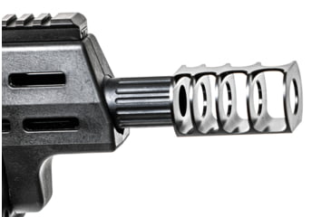 Image of JMac Customs 4C-12 4-Port Muzzle Brake for Mobil Choke Shotguns, Black Nitride, RRD-4C-12-Mobil