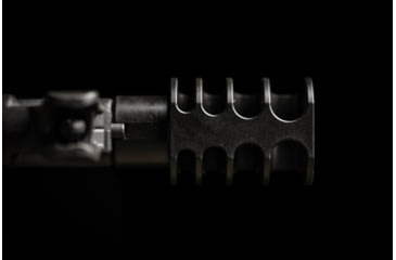 Image of JMac Customs 4C 14-1LH 4-Port Muzzle Brake, Black Nitride, RRD-4C-14
