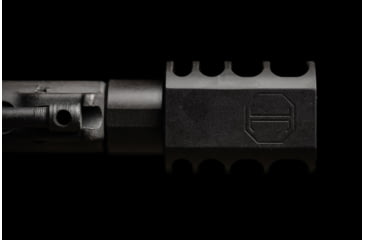 Image of JMac Customs 4C 14-1LH 4-Port Muzzle Brake, Black Nitride, RRD-4C-14