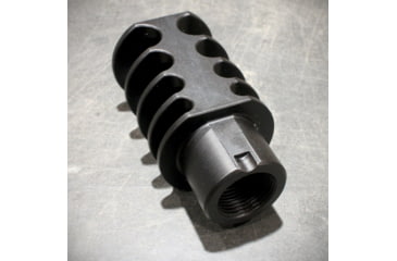 Image of JMac Customs 4C 14-1LH 4-Port Muzzle Brake, Black Nitride, RRD-4C-14