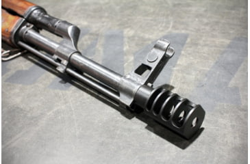 Image of JMac Customs 4C 14-1LH 4-Port Muzzle Brake, Black Nitride, RRD-4C-14