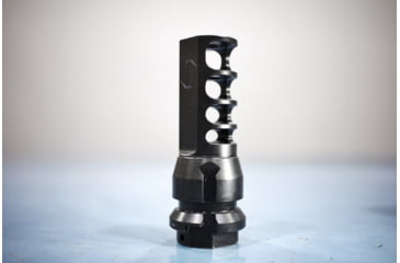 Image of JMac Customs 4C 14-1LH 4-Port Muzzle Brake with KeyMount, Black Nitride, RRD-4C-14F-KM