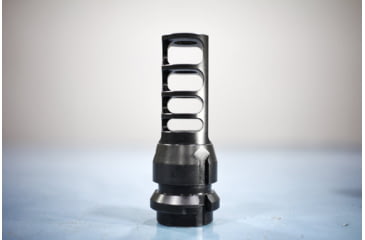 Image of JMac Customs 4C 14-1LH 4-Port Muzzle Brake with KeyMount, Black Nitride, RRD-4C-14F-KM
