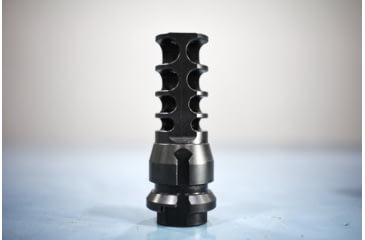 Image of JMac Customs 4C 14-1LH 4-Port Muzzle Brake with KeyMount, Black Nitride, RRD-4C-14F-KM
