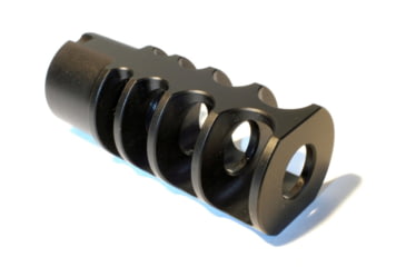 Image of JMac Customs 4C 14-1LH Slim 4-Port Muzzle Brake, Black Nitride, RRD-4C-14-S