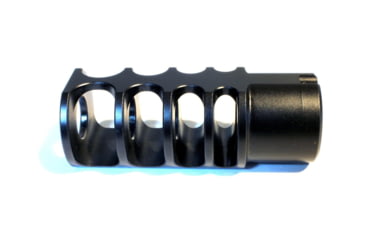 Image of JMac Customs 4C 14-1LH Slim 4-Port Muzzle Brake, Black Nitride, RRD-4C-14-S