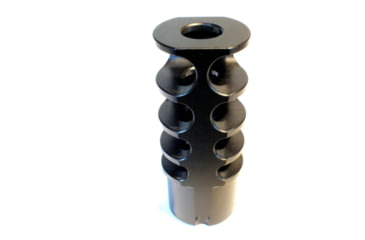 Image of JMac Customs 4C 14-1LH Slim 4-Port Muzzle Brake, Black Nitride, RRD-4C-14-S