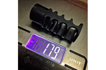 Image of JMac Customs 4C 14-1LH Slim 4-Port Muzzle Brake, Black Nitride, Black, RRD-4C-14-S