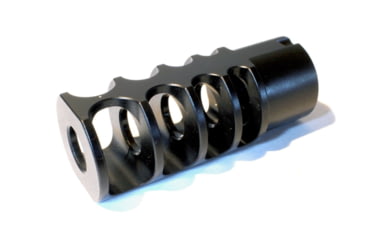Image of JMac Customs 4C 14-1LH Slim 4-Port Muzzle Brake, Black Nitride, RRD-4C-14-S