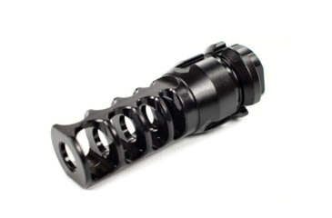 Image of JMac Customs 4C 5/8-24 4-Port Muzzle Brake with KeyMount, Black Nitride, Black, RRD-4C-30S-KM