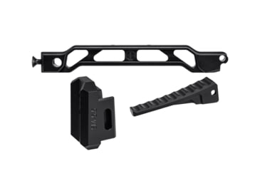 Image of JMac Customs AB-8R Arm Bar with Folding Buttplate for 5.5mm Folding AKs, 8in, Black, 8 in, AB-8R+AB-FB+SM-5.5