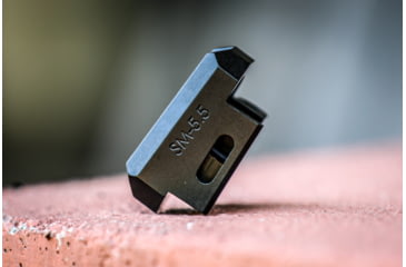 Image of JMac Customs AB-9R Arm Bar with Brace Adapter for 5.5mm Folding AKs, 9in, Rise, Black, AB-9R+AB-BA+SM-5.5