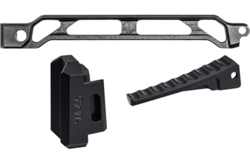 Image of JMac Customs AB-9R Arm Bar with Folding Buttplate for 4.5mm Folding AKs, 9in, Rise, AB-9R+AB-FB+SM-4.5