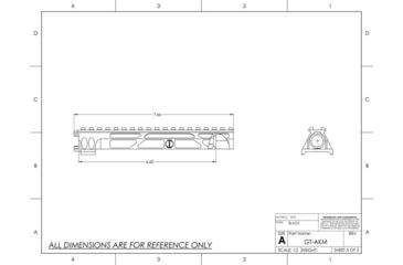 Image of JMac Customs AK M-Lok Handguard, 10.1in, Black, HG-AKM-10.1-L