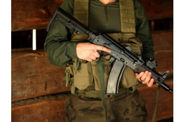 Image of JMac Customs Buffer Tube Adapter for 4.5mm Folding AKs, Hard Coat Anodized, MOD-2-4.5