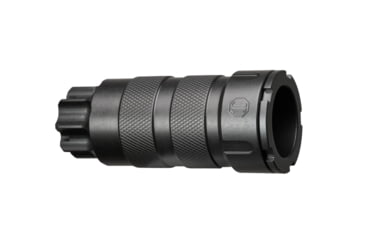 Image of JMac Customs FRD-28S Flash Reduction Device w/ Cone, 1/2-28, 5.56 Cone, Black, FRD28S13720FCX20556
