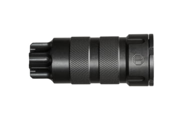 Image of JMac Customs FRD-28S Flash Reduction Device w/ Cone, 1/2-28, 5.56 Cone, Black, FRD28S13720FCX20556