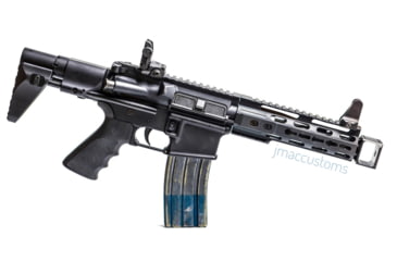 Image of JMac Customs LAF 1/2-28 Flash and Sound Enhancing Muzzle Brake, Black Nitride, LAF-28