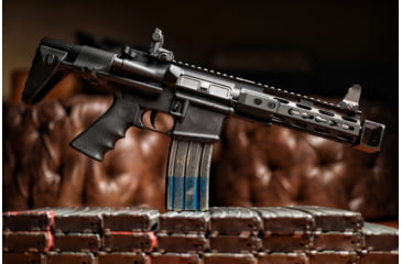Image of JMac Customs LAF 1/2-28 Flash and Sound Enhancing Muzzle Brake, Black Nitride, LAF-28