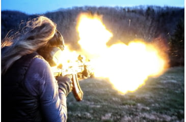 Image of JMac Customs LAF 26-1.5LH Flash and Sound Enhancing Muzzle Brake, Black Nitride, LAF-26