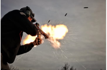 Image of JMac Customs LAF FAL Inch 9/16x24 Flash and Sound Enhancing Muzzle Brake, Black Nitride, LAF-16