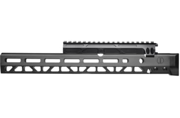 Image of JMac Customs MMS 14.25in AK Handguard w/o Sling Loop Cut w/ AKM Gas Tube, Black, HGAKM1425NLH