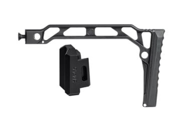 Image of JMac Customs SS-8R Skeleton Stock for 4.5mm Folding AKs, 8in, Black, SS-8RP+SM-4.5