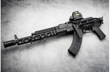 Image of JMac Customs SS-9RP Skeleton Stock w/ Rubber Butt Pad w/ JMac 1913 Folding Mech, 9in, SS-9RP+FM-SM-1913