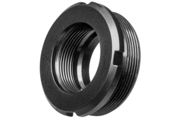 Image of JMac Customs Taper Mount Suppressor Adapter, HUB Low Profile Stainless, Black, TA-90T-X37