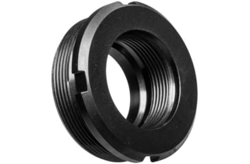 Image of JMac Customs Taper Mount Suppressor Adapter, HUB Low Profile Stainless, Black, TA-90T-X37