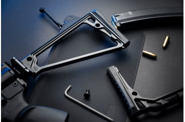 Image of JMac Customs TS-8P Triangle Stock w/ Rubber Buttpad, 8in, TS-8P