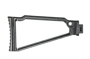 Image of JMac Customs TS-8R Triangle Stock for 4.5mm Folding AKs, 8in, Black, TS-8R+SM-4.5