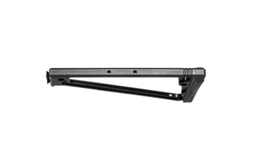 Image of JMac Customs TS-9P Stock 5.5mm Folding Aks w/Rubber Butt Pad, Black, TS-9P+SM-5.5