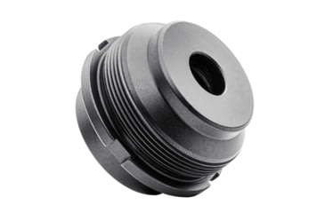 Image of JMac Customs Zero 24F-X37 Mount w/ Extended 37 Blast Diversion Shield, Matte Black, Zero-24F-X37+BDS-37-EXT