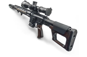 Image of JMK Wood AR Adjustable Stock, Hollow, Black, STK01
