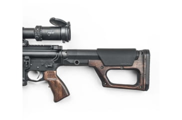 Image of JMK Wood AR Adjustable Stock, Hollow, Black, STK01