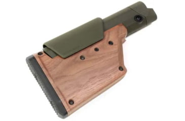 Image of JMK Wood AR Adjustable Stock, Solid, OD Green, STK06