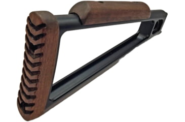Image of JMK Stock Assembly w/ Wood Components, A3 Tactical Polymer Triangle Stock w/JMK Cheek Riser/Butt Plate, STKA06