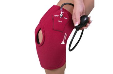 Image of JOBAR Compression Knee Wrap, Red JB6096