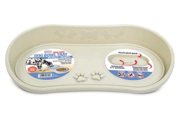Image of JOBAR NonSlip No Splash Pet Bowl Perfect For Large Dogs, White JB7379